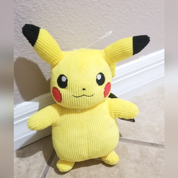 Pokemon Other - Pokemon 8 Inch Corduroy Pikachu Plush